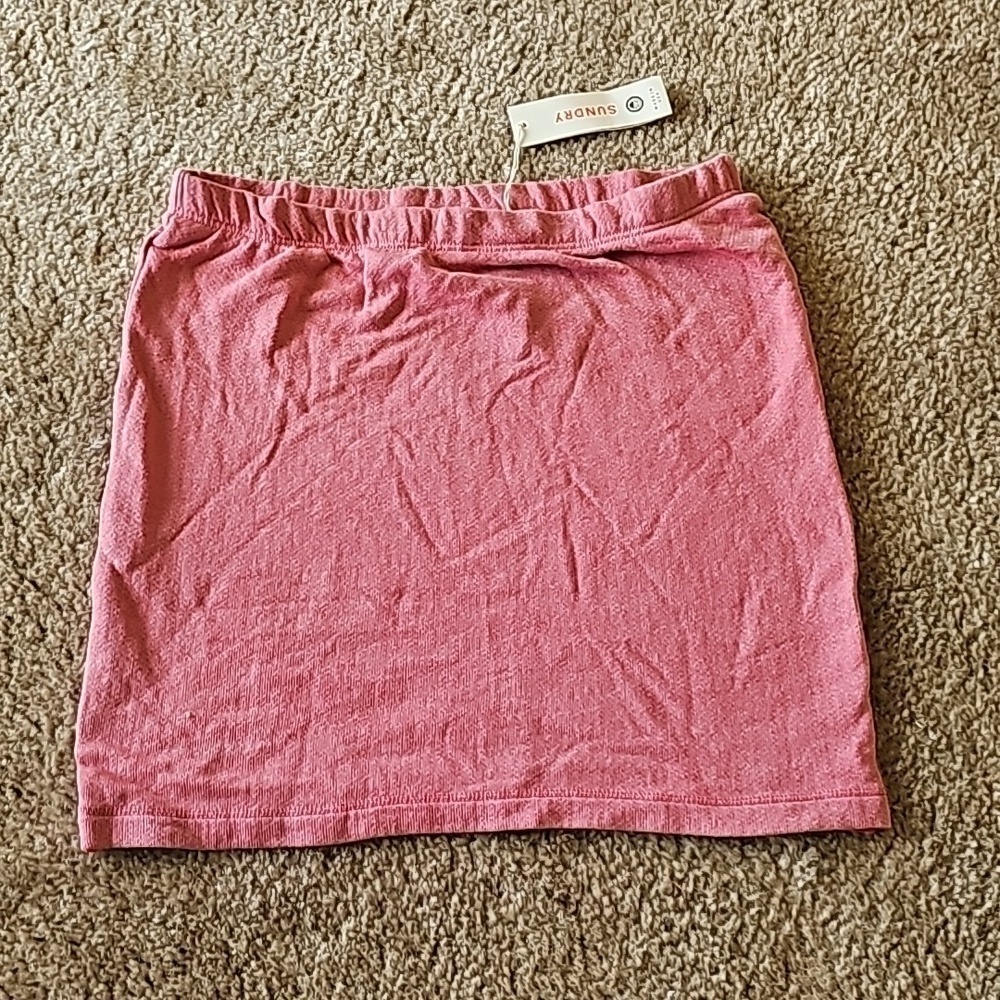Sundry Mini Skirt Dusty Rose Small